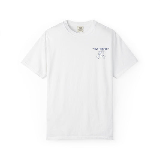 playera/t-shirt trust the fire blanca